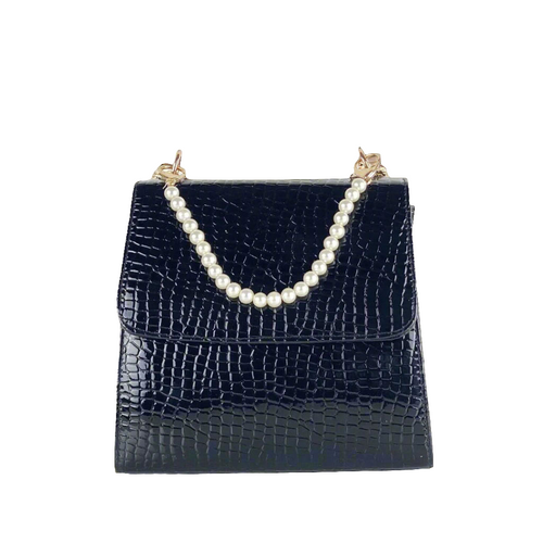 ALEXA BLACK PEARL HANDBAG