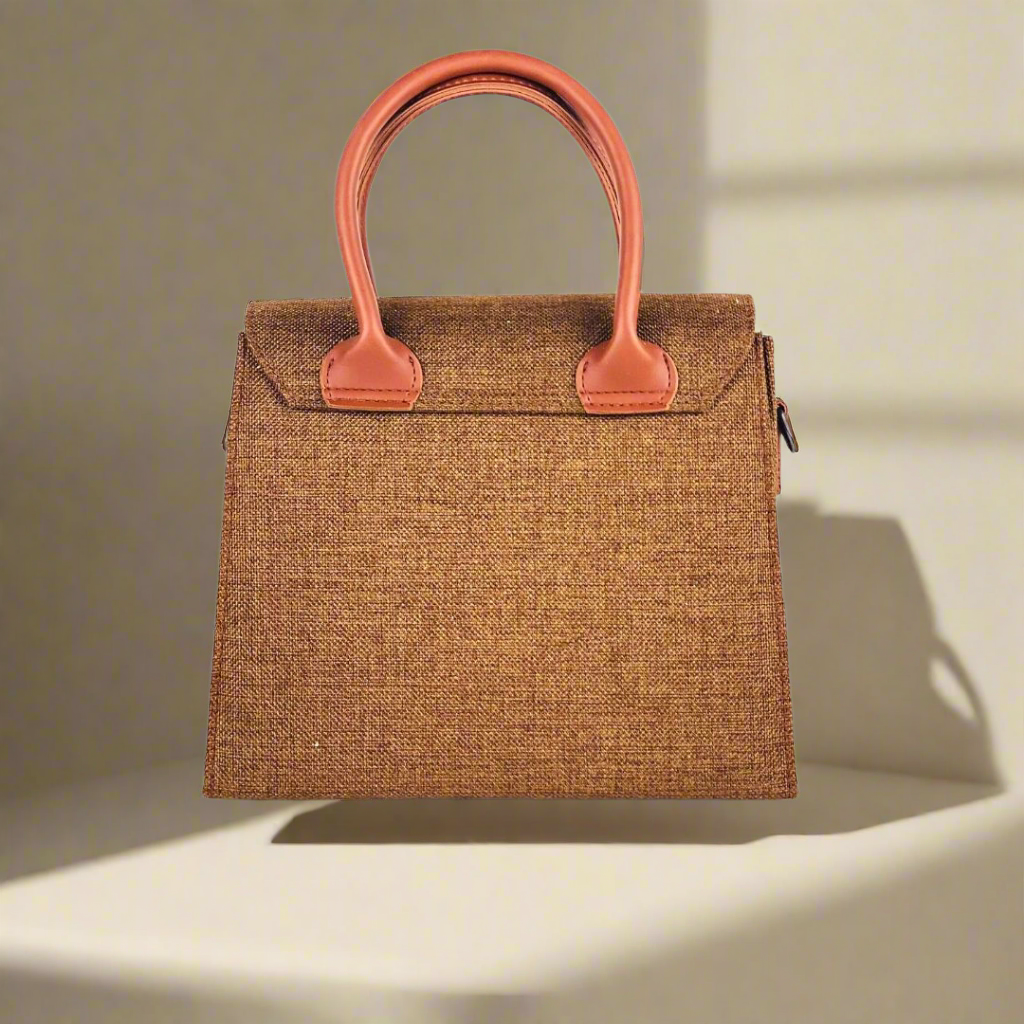 MUFFLE-HANDBAG-BROWN