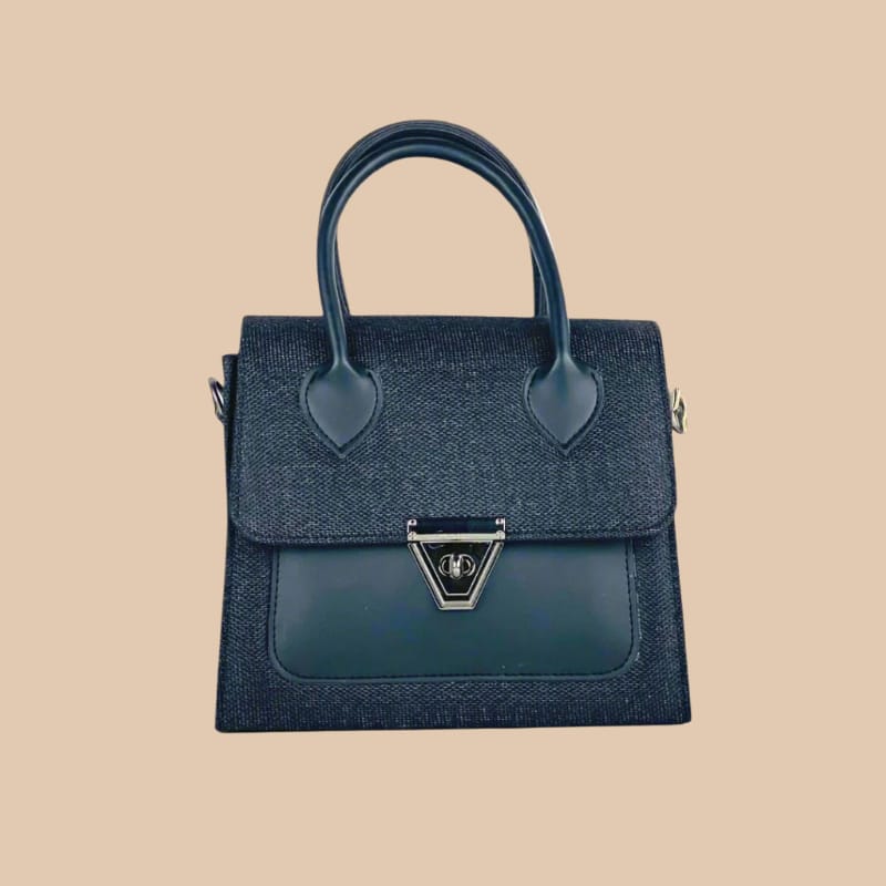 MUFFLE-HANDBAG-BLACK