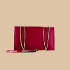 Buckle Crossbody Red