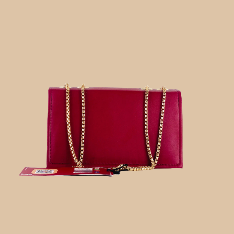 Buckle Crossbody Red