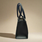 LORAL CHECK BLACK HANDBAG