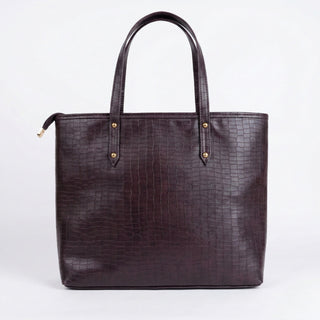 THE MIDNIGHT D BROWN TOTE