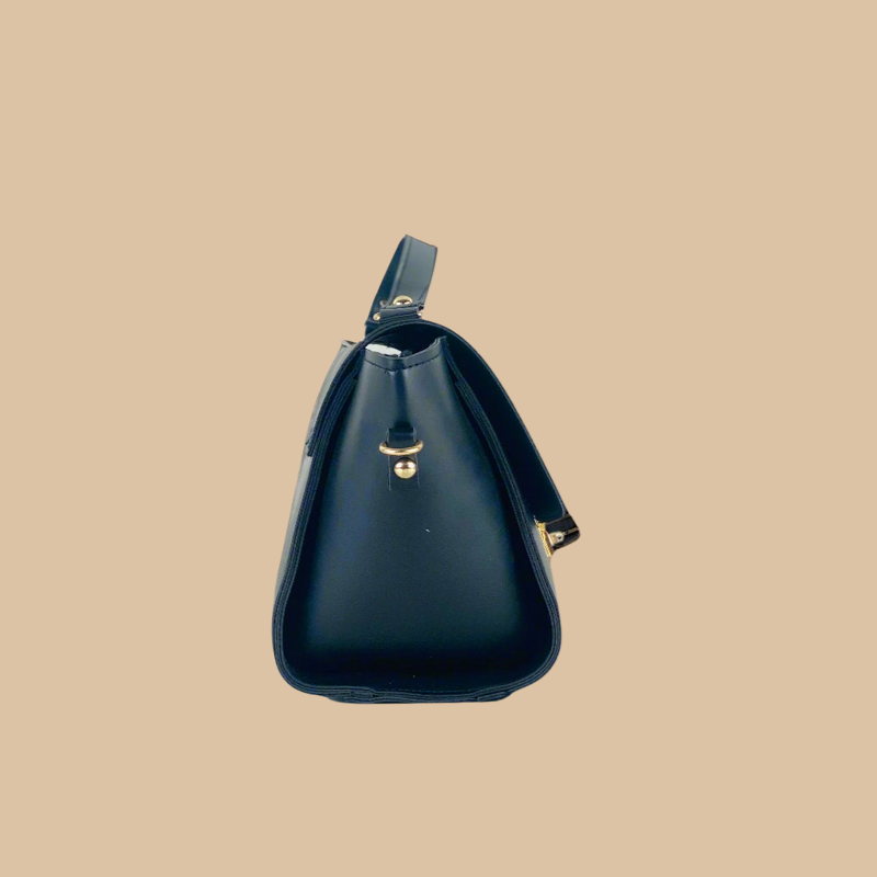 BOXY BLACK HANDBAG
