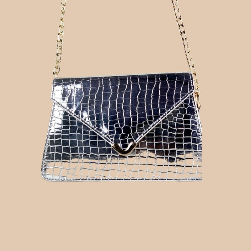 VEE CROSSBODY SILVER