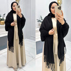 Black ChicCozy Winter Shawl