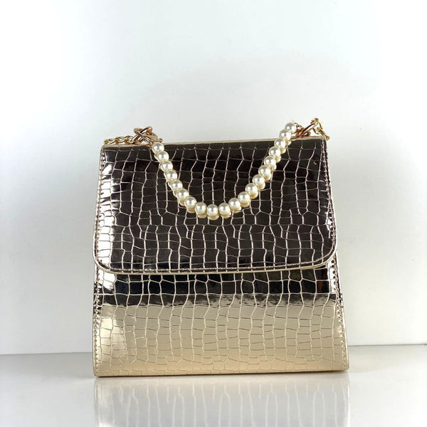 Alexa Golden Premium Handbag