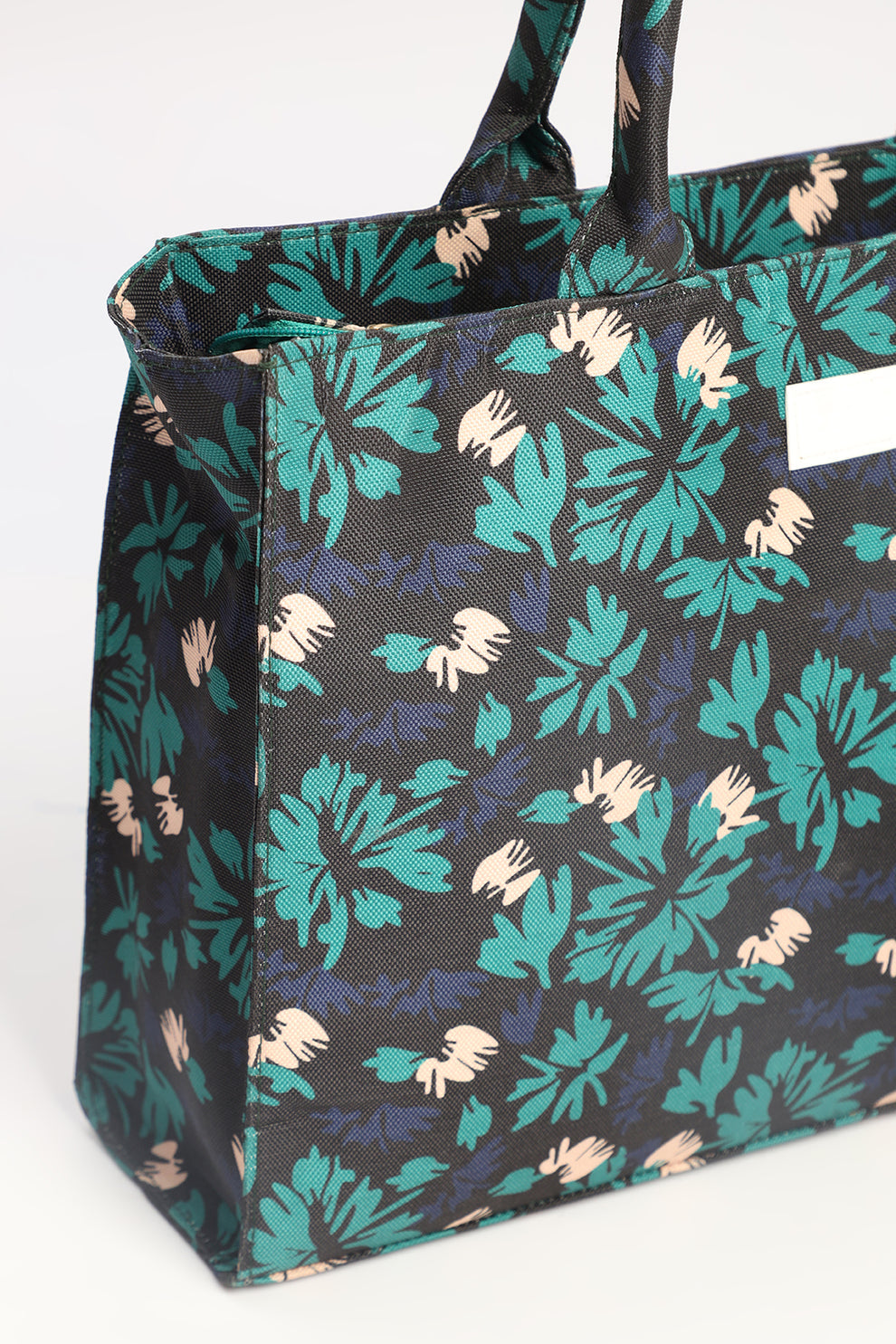 GREEN FLORAL CANVAS