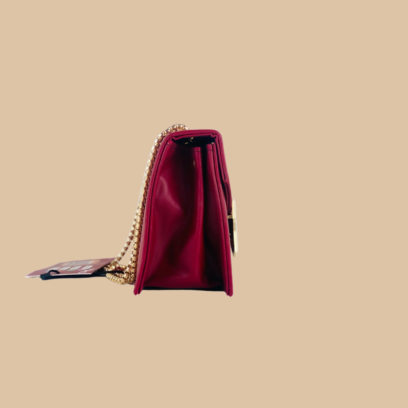 Buckle Crossbody Red