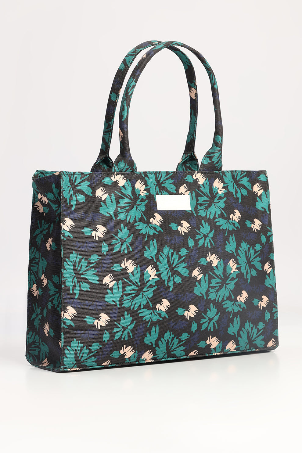 GREEN FLORAL CANVAS