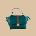 BOXY GREEN HANDBAG
