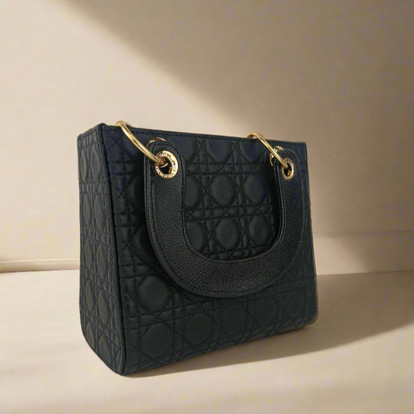 INDIGO PREMIUM BLACK HANDBAG