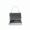 ALEXA SILVER PEARL HANDBAG