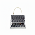ALEXA SILVER PEARL HANDBAG