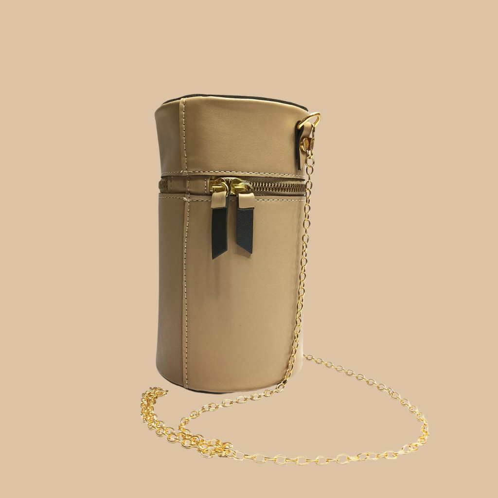 Premium potli style crossbody peach