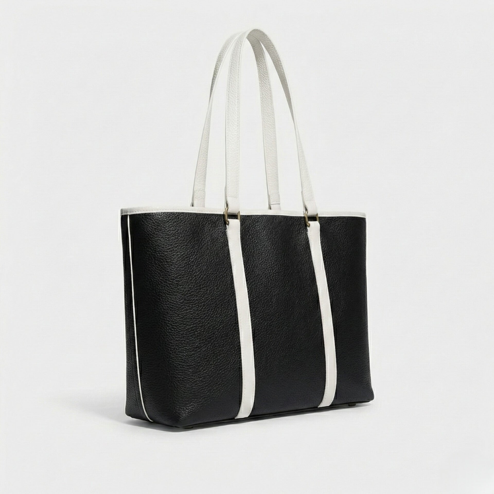 THE SHOPPER TOTE BAG BLACK