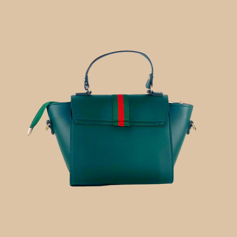 BOXY GREEN HANDBAG