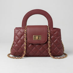 Enshee Twist Crossbody - Maroon
