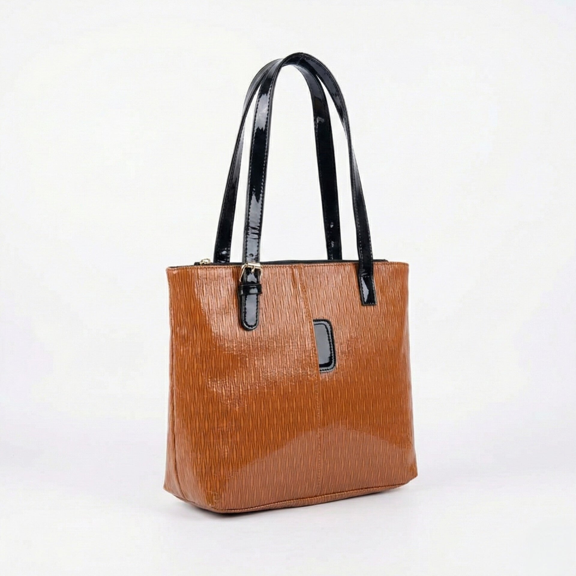 TEXTURE BROWN BAG