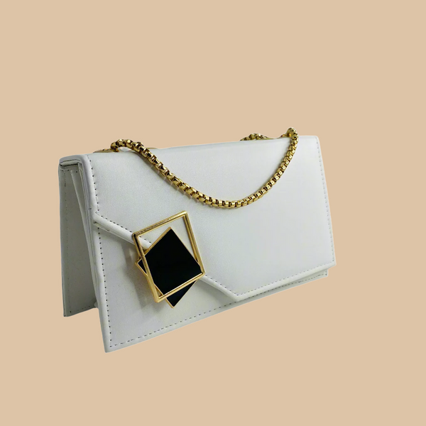 Buckle Crossbody White