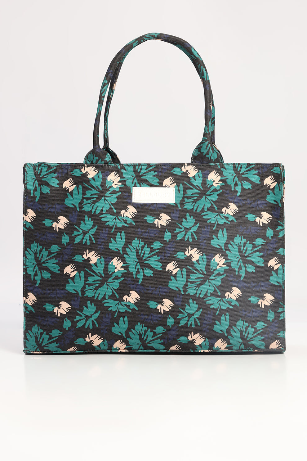 GREEN FLORAL CANVAS