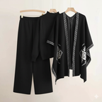 Black CozyCharm Fleece 3pc Set