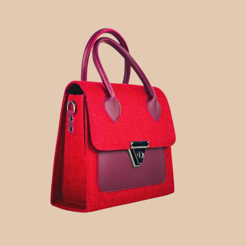 MUFFLE-HANDBAG-MAROON
