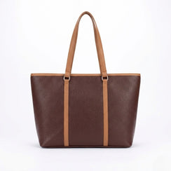 THE SHOPPER TOTE BAG BROWN