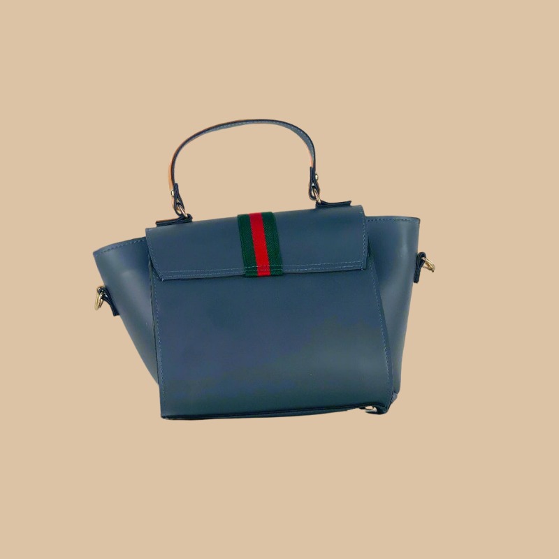 BOXY GREY HANDBAG