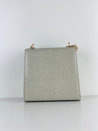 ALEXA GREY PEARL HANDBAG