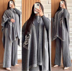 Grey CozyCharm Fleece 3pc Set