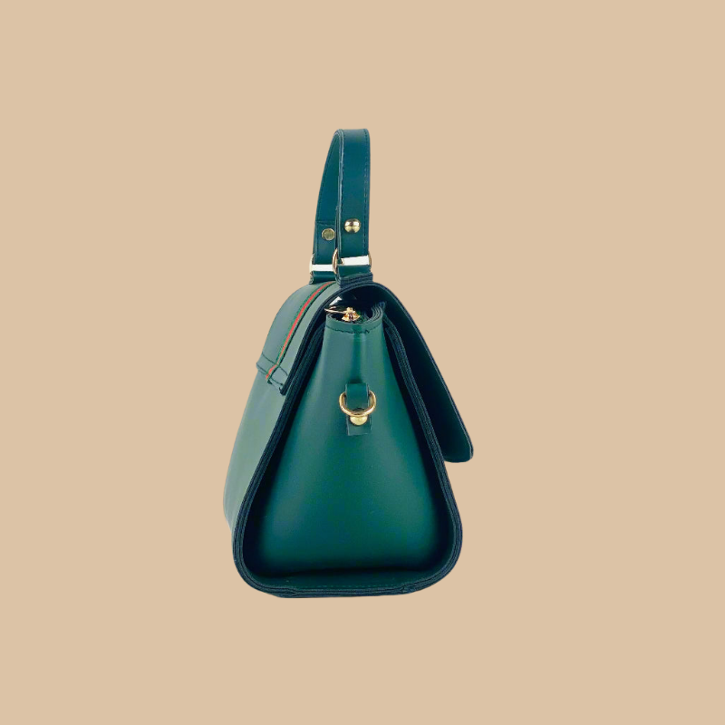 BOXY GREEN HANDBAG