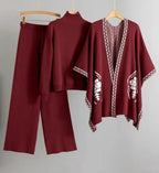 Red CozyCharm Fleece 3pc Set