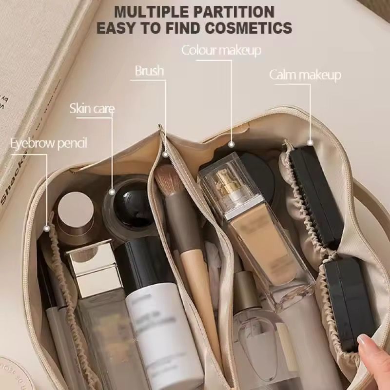 Makeup fawn cosmetic bag