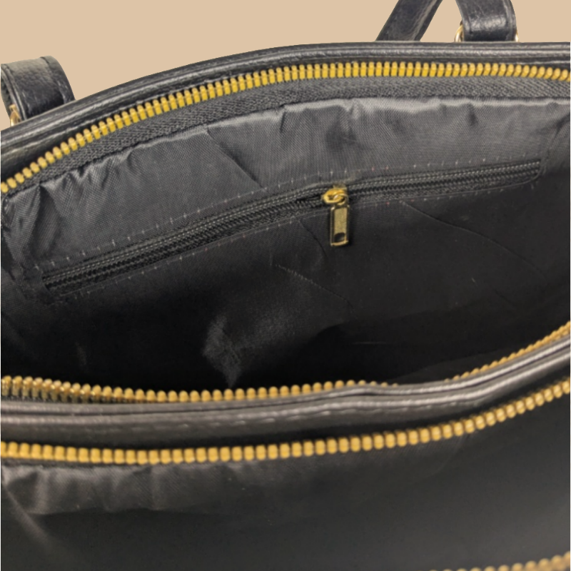 JADEL DOUBLE ZIP BLACK