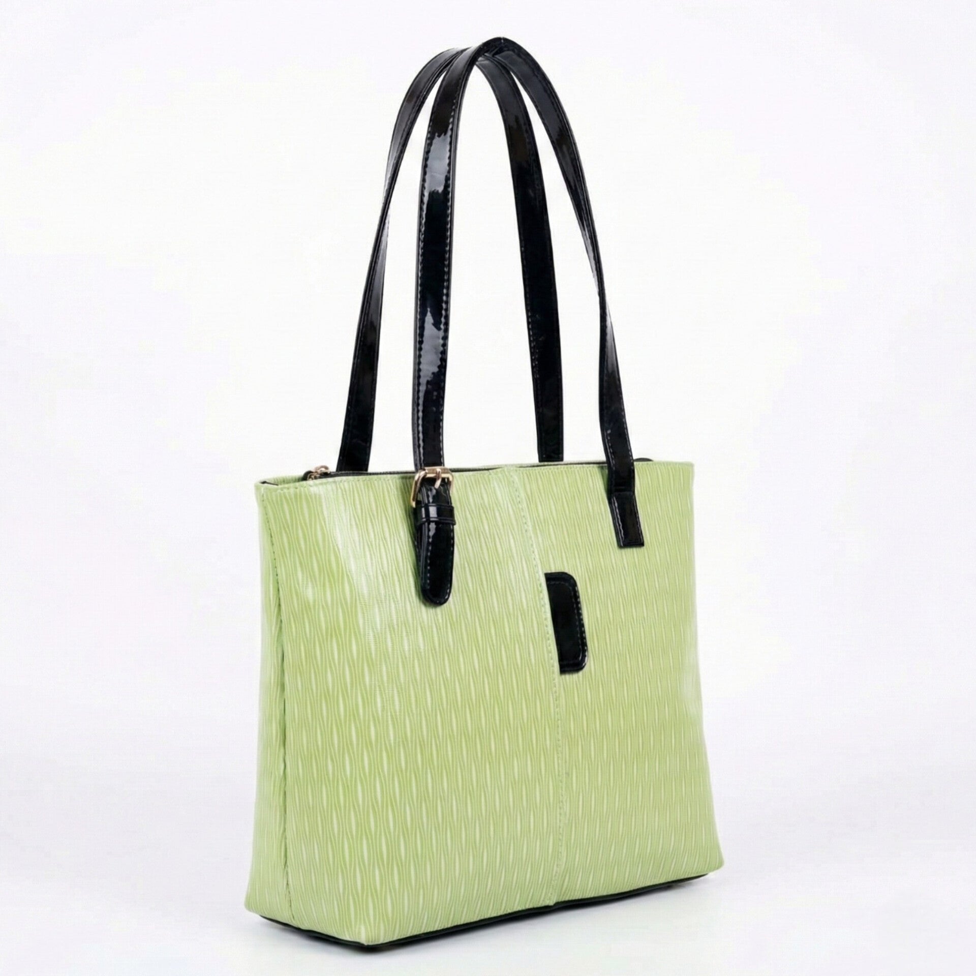 TEXTURE LIGHT GREEN BAG