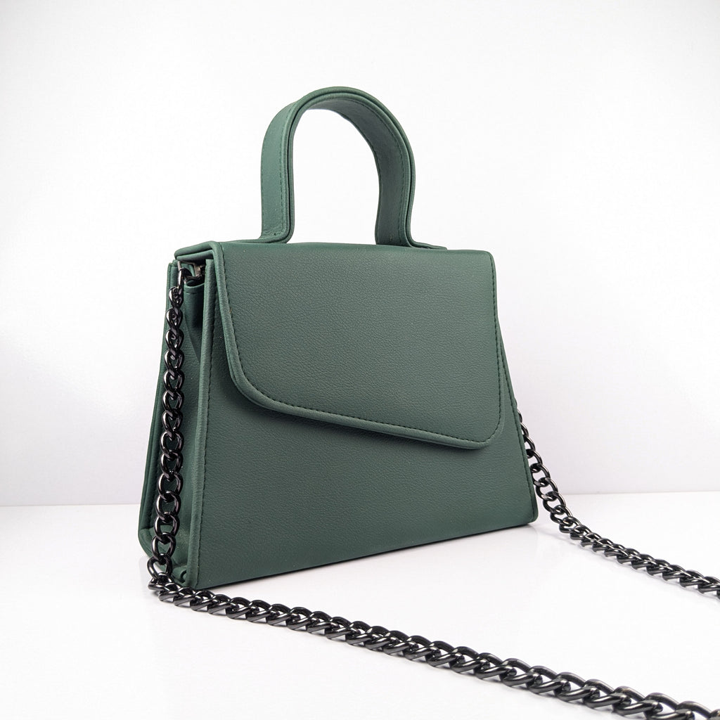 ERA HANDBAG DARK GREEN