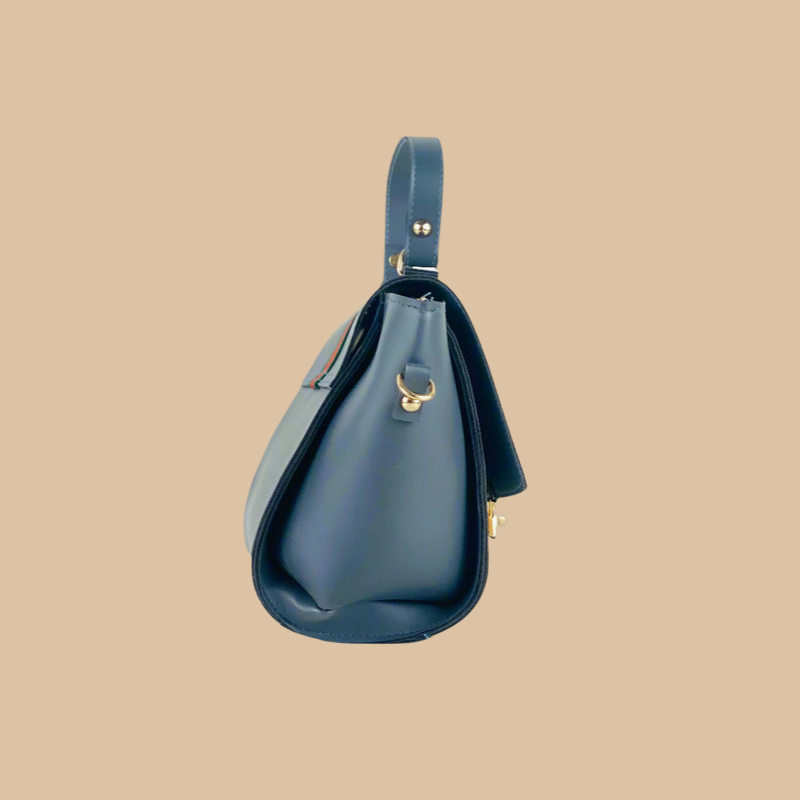 BOXY GREY HANDBAG