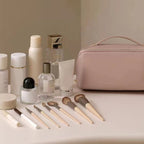 (Makeup pink cosmetic bag