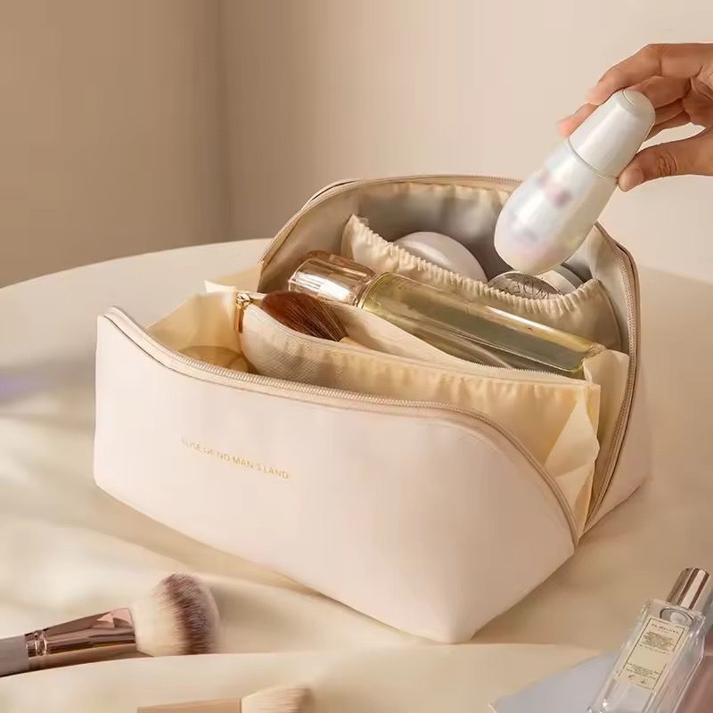Makeup fawn cosmetic bag