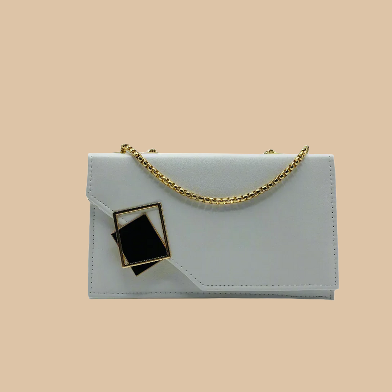 Buckle Crossbody White