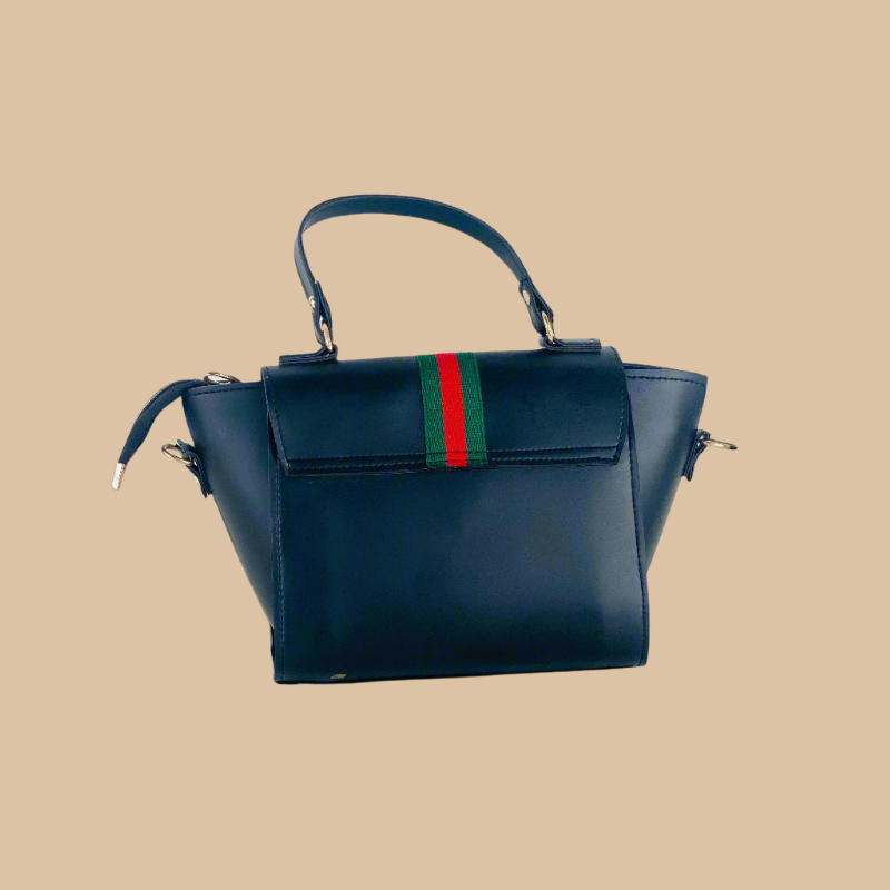 BOXY BLACK HANDBAG